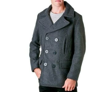 Jordan Craig Gray Pea Coat Make offer will ship next day !!!!!